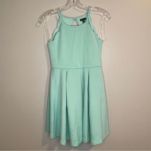 ZUNIE Mint Scalloped Homecoming Dress Size 12